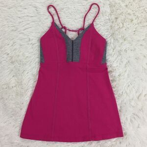 Lululemon Tadasana bright pink workout tank size 4
